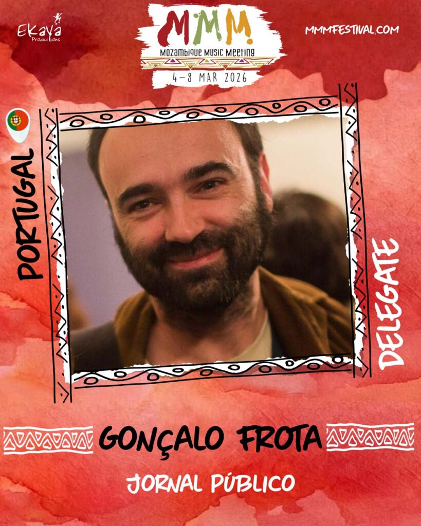 He writes on music and the performing arts for the newspaper Público and is a regular contributor to the UK-based magazine Songlines, dedicated to roots and world music. He is also the author of the radio programme “Porta dos Mundos”, broadcast on Antena 2. He wrote the liner notes for the complete reissue of the works of José Afonso, released by Orfeu, and the afterword to Catarina and the Beauty of Killing Fascists by Tiago Rodrigues. He has contributed to several publications reflecting on the trajectories of FIMFA (International Festival of Puppetry and Animated Forms), Teatro Pogo, and Festa do Jazz. He is the recipient of the Carlos Porto International Journalism Grand Prize in 2016 and 2021.